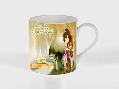 

PARTH ENTERPRISES CELEBRATE VALENTIES WITH LOVELY PRINTED CERAMIC COOFFEE MUG Ceramic Mug(250 ml), Multicolor