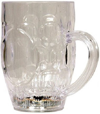 

BLUEWOLF Rainbow Magic Color Cup with LED Light Party,1 Unit, Capacity 250 ml Plastic Mug(250 ml), White