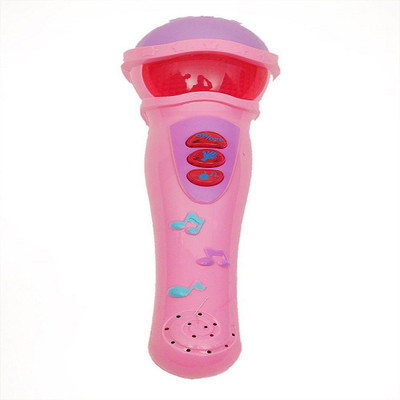 H&S Designer Studio Musical MIC with Microphone 5 music changer Toys - P/P(Pink)