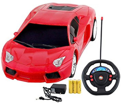 

DealBindaas Charging Car Steering Remote Four Way Assroted(Multicolor)
