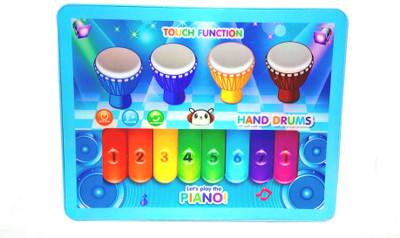 

TALKING GANESHA Drum with Touch feature & multiple features like Drums, Piano, whack a mole (multicolor)(Multicolor)