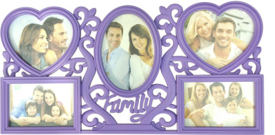 

ME Decor Generic Photo Frame(Purple, 5 Photos)
