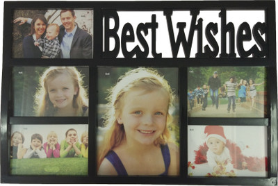 

ME Decor Generic Photo Frame(Black, 6 Photos)