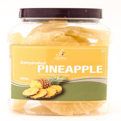 

Flyberry Gourmet Dehydrated Pineapple 500 g Pineapple(500 g, Plastic Bottle)