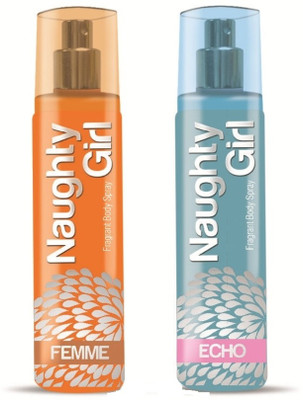

Naughty Girl ECHO & FEMME Perfume Combo (1200 Sprays Each) Eau de Parfum - 135 ml(For Women)