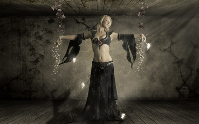 

Fantasy Girl 5 ON FINE ART PAPER HD QUALITY WALLPAPER POSTER Fine Art Print(19 inch X 13 inch, Rolled)
