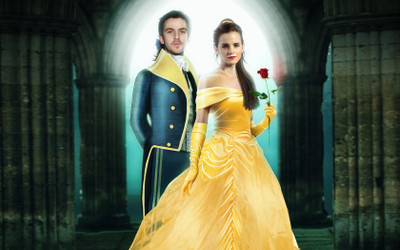 

Dan Stevens Emma Watson Beauty and the Beast ON FINE ART PAPER ON 24X36 LARGE POSTER Photographic Paper(36 inch X 24 inch, Rolled)