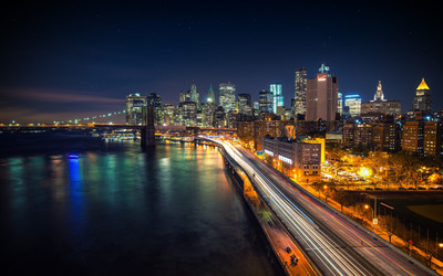 

Manhattan Nights ON FINE ART PAPER ON 24X36 LARGE POSTER Photographic Paper(36 inch X 24 inch, Rolled)
