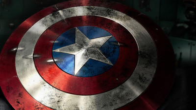 

Shield of Captain America ON FINE ART PAPER ON 24X36 LARGE POSTER Photographic Paper(36 inch X 24 inch, Rolled)