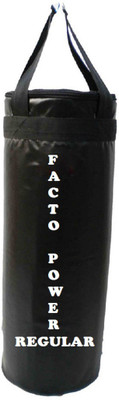 

FACTO POWER Regular 3.5 Feet Long, SRF - STANDARD Material, Black Color, Unfilled with Hanging Straps Hanging Bag(3.5, 42 kg)