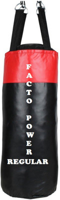 

FACTO POWER Regular 3.5 Feet Long, SRF - STANDARD Material, Black and Red Color, Unfilled with Hanging Straps Hanging Bag(3.5, 42 kg)