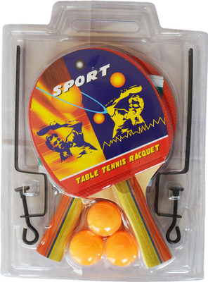 

Toys Factory Kids Table Tennis Rackets+3 Balls Multicolor Table Tennis Racquet(200 g)