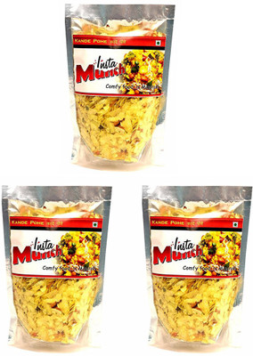 

Instamunch Instant Mix - Kande Poha- Pack of3 100 g(Pack of 3)