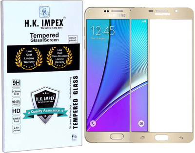H.K.Impex Tempered Glass Guard for samsung Galaxy A5(Pack of 1)