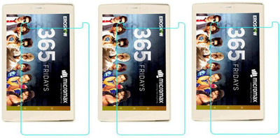 ACM Tempered Glass Guard for Micromax Canvas Plex(Pack of 3)