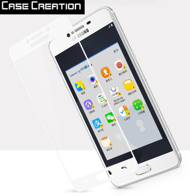 CASE CREATION Tempered Glass Guard for Samsung Galaxy C7 Pro 2017(Pack of 2)