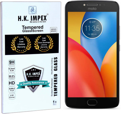 H.K.Impex Tempered Glass Guard for Motorola Moto E4 Plus(Pack of 1)