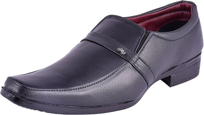 

LeatherKraft Slip On For Men(Black
