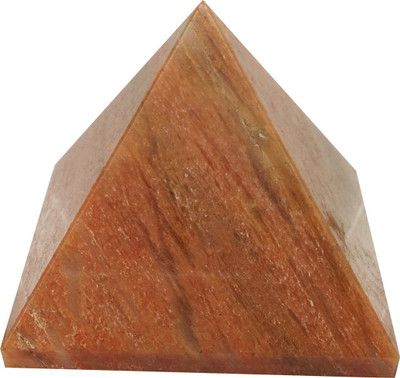 

Aldomin Red Aventurine Reiki Crystal Pyramid (150 Gram) Decorative Showpiece - 5 cm(Crystal, Red)