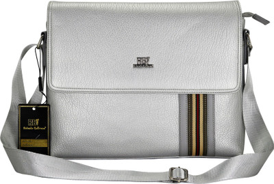 

Roberto Ballmore Boys & Girls Formal Silver Leatherette Sling Bag