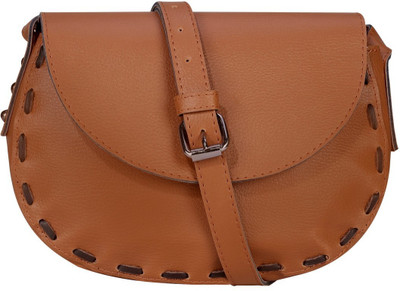 

Old Tree Women Casual Tan PU Sling Bag