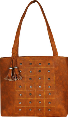 

VELINA Girls Casual Tan Leatherette Sling Bag