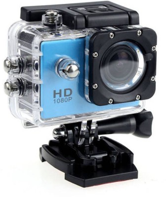 IZED HERO 1080P Waterproof Digital with led screen(WITHOUT memory card ) Sports and Action Camera(Blue 10.4 MP)   Camera  (IZED)