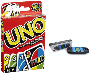 

Ktkashish Toys UNO playing Card & POP Game Combo .(Multicolor)