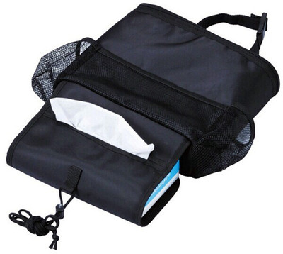 

Taslar Car Back Seat Bag pack organizer(Black)