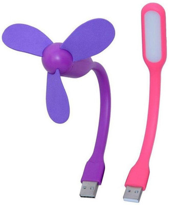 A CONNECT Z Usb Fan fan-led-Pack2(2) USB Fan(Multicolor)