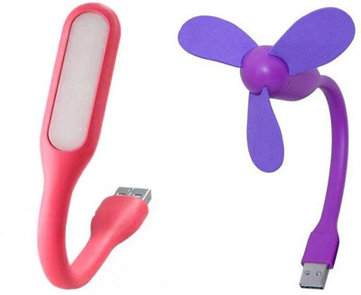 A CONNECT Z Usb Fan fan-led-Pack2(3) USB Fan(Multicolor)