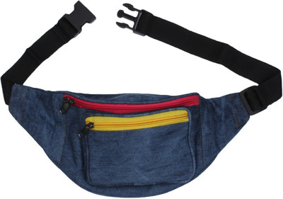 

K London 11700_dnm_pnk_ylw_light_grn Waist Bag(Blue)