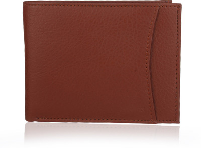K London Men Brown Artificial Leather Wallet(3 Card Slots)
