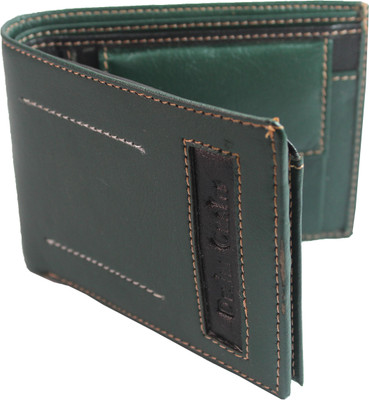 

venture craft Men Green Artificial Leather Wallet(5 Card Slots), Black;green