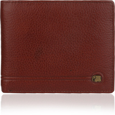 

K London Men Casual, Formal Brown Genuine Leather, Fabric Wallet(4 Card Slots)