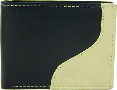 

spero Men Multicolor Artificial Leather Wallet(6 Card Slots), Black;off-white