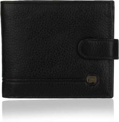 

K London Men Casual, Formal Black Genuine Leather, Fabric Wallet(4 Card Slots)