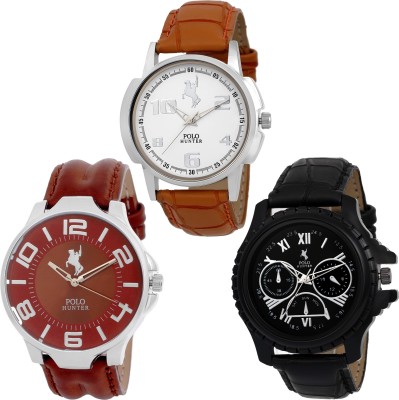 POLO HUNTER New Trend 513121 Combo Elegant Watch  - For Men   Watches  (Polo Hunter)