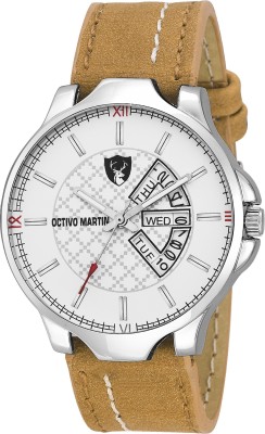 OCTIVO MARTIN OM-LTD 5002 White Day & Date Analog Watch  - For Men   Watches  (OCTIVO MARTIN)