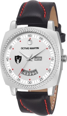 OCTIVO MARTIN OM-LTD 5007 Classy White Day & Date Analog Watch  - For Men   Watches  (OCTIVO MARTIN)