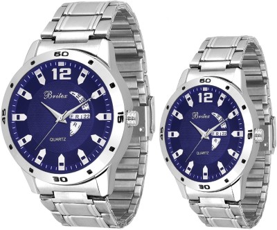 Britex BT4063+BT6043 He & She Day and Date Functioning Watch  - For Couple   Watches  (Britex)