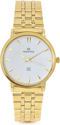 Maxima 01117CMGY Watch - For Men