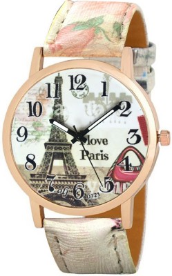 SPINOZA attractive Eiffel Tower design upcoming stylish bracelet leather belt love women p1 Watch  - For Girls   Watches  (SPINOZA)