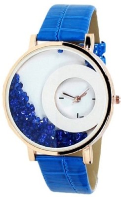 SPINOZA N01K028 blue movable diamond beads in dial Watch  - For Girls   Watches  (SPINOZA)