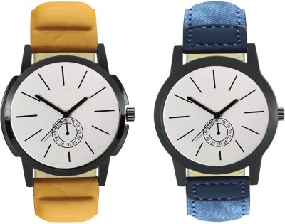 GURUKRUPA ENTERPRISE Men Foxter FX-M-409-410 Designer Stylish Watches Combo With Fancy Dial Analog Watch - For Men Watch  - For Men   Watches  (GURUKRUPA ENTERPRISE)