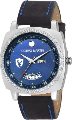 OCTIVO MARTIN OM-LTD 5006 Royal Blue Day & Date Analog Watch  - For Men   Watches  (OCTIVO MARTIN)