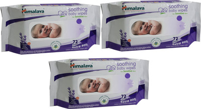 

Himalaya Soothing Baby Wipes - 72 Pieces x 3(3 Pieces)