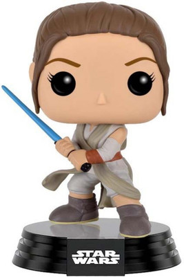 

Funko Star Wars Rey with Lightsaber Pop! Vinyl Figure(Grey)