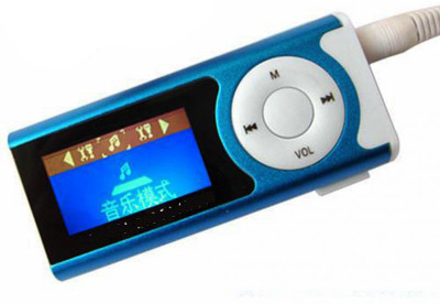 

Technomart Digital Mp3 Player with LCD Display & LED Torch - Memory card /TF Slot SR 4 GB MP3 Player(Blue, 3.2 Display)