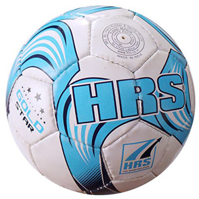 

HRS Gold Star Synthetic Rubber Football - Size: (Pack of 1, Multicolor